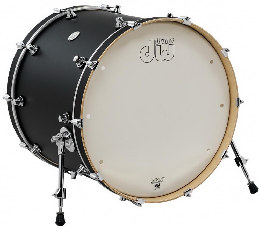 DW Drums DDLM2215BL Batería Acústica Design Maple Shellpack 5Pcs Black Satin