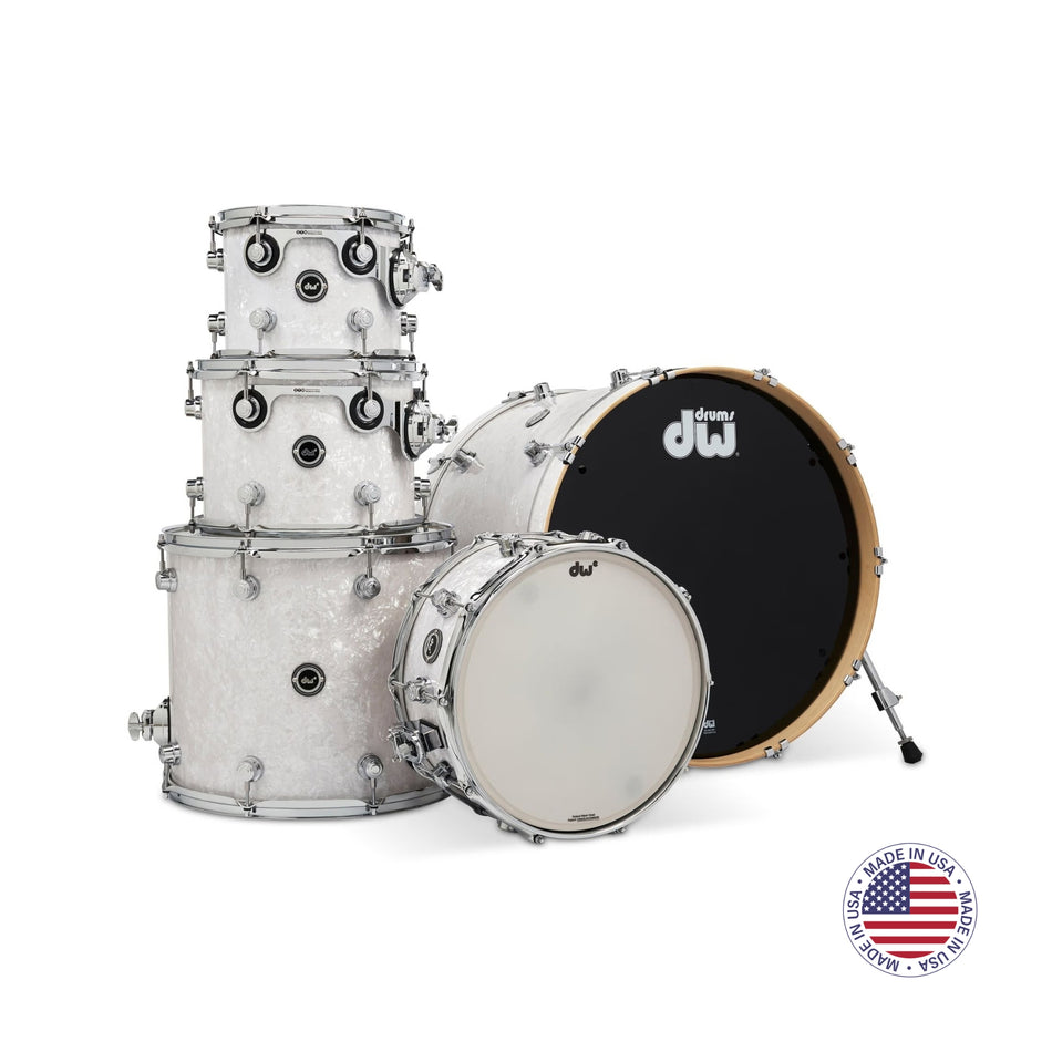DW Drums DWe Series Shellpack 5 Piezas White Marine Pearl