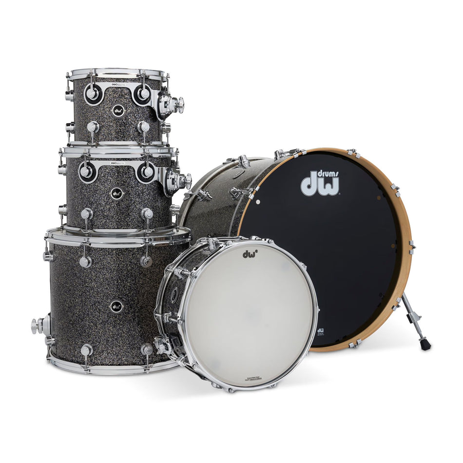 DW Drums DWe Series Shellpack Acústica/Eléctrica 5 Piezas Black Galaxy