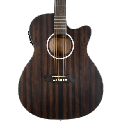 Washburn DFEACE Guitarra Electroacústica Deep Forest Ebony