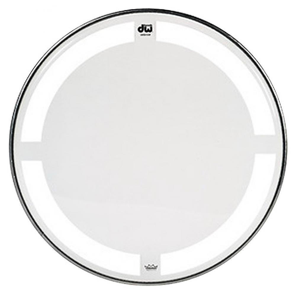 DW Drums DRDHCC14 Parche Tom 14'' Coated Clear