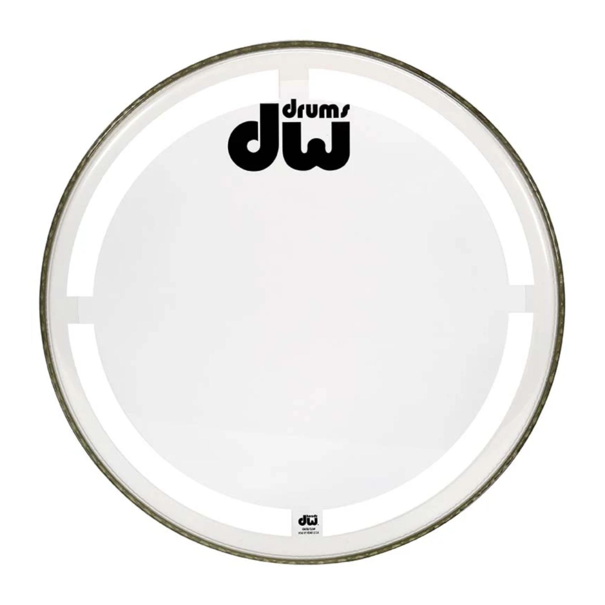 DW Drums Parche de Bombo 22" Coated Clear