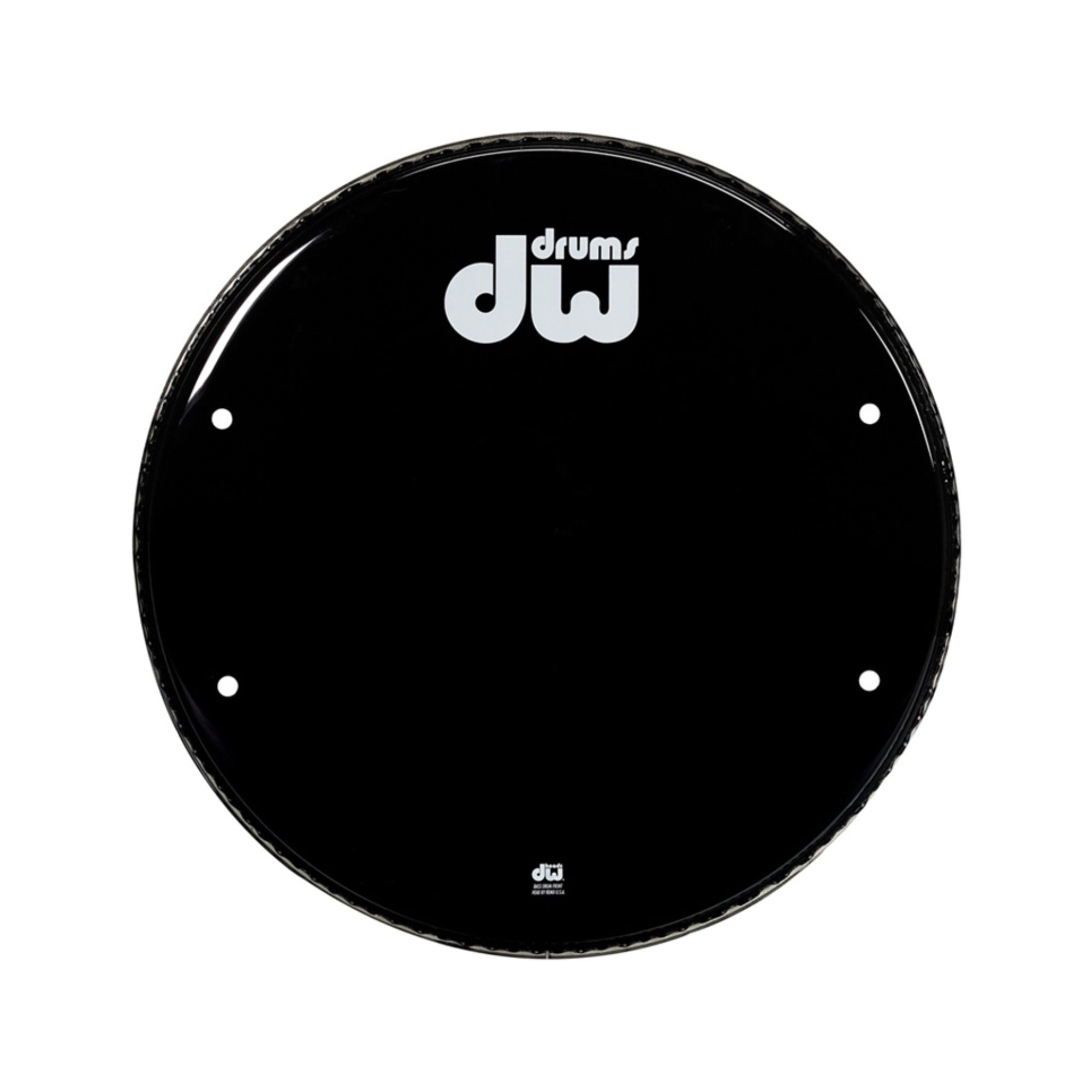 DW Drums Parche Bombo 22" Gloss Black Vented