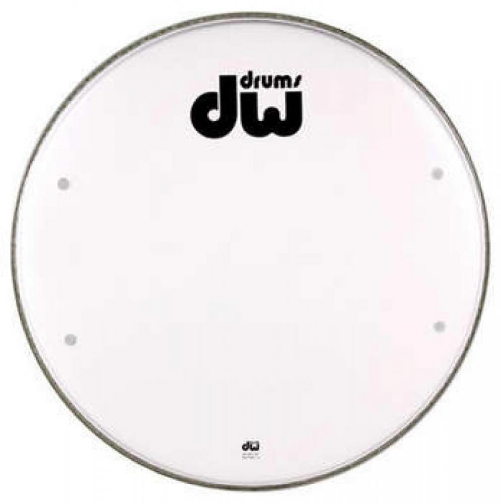 DW Drums DRDHSW20 Parche Bombo 20'' Smoothwhite Ventilado