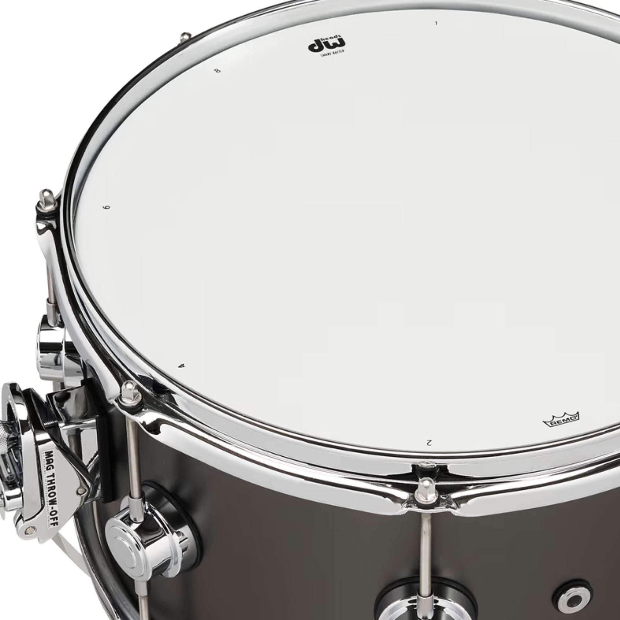 Dw Drums Caja 13x7" Satin Black Over Brass