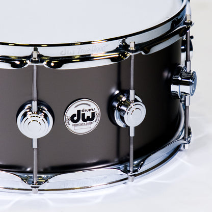 DW Drums DRVD6514SVCBK Caja Serie Collector 14"x6.5" Saint Black Over Brass