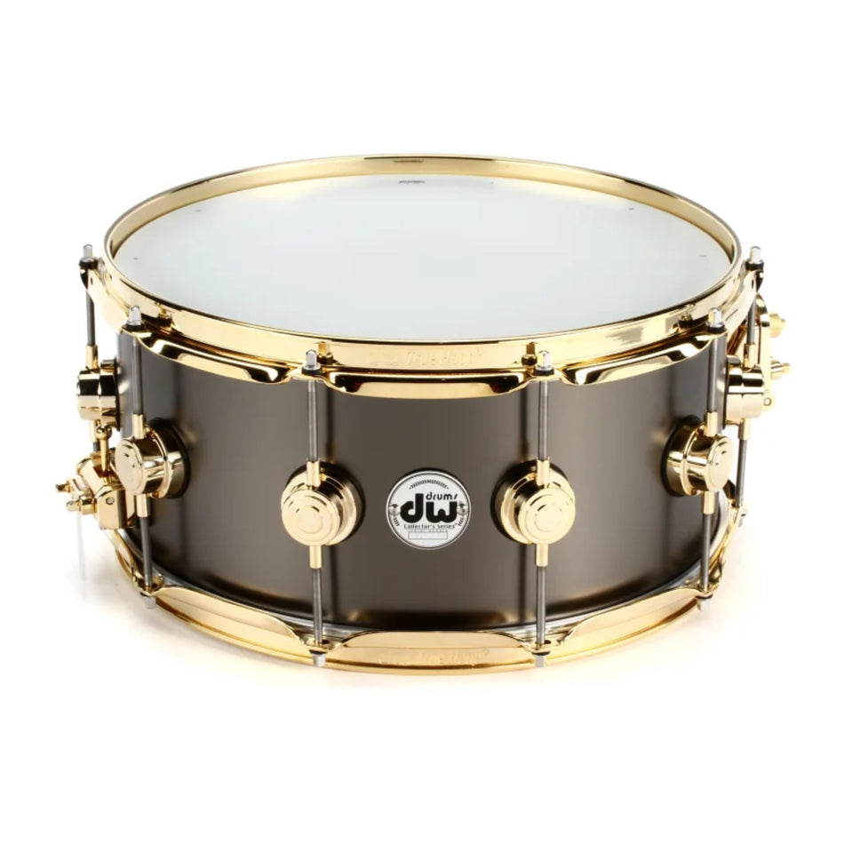 Dw Drums Collector's Series® 14x6.5" Satin Black Over Brass 1mm