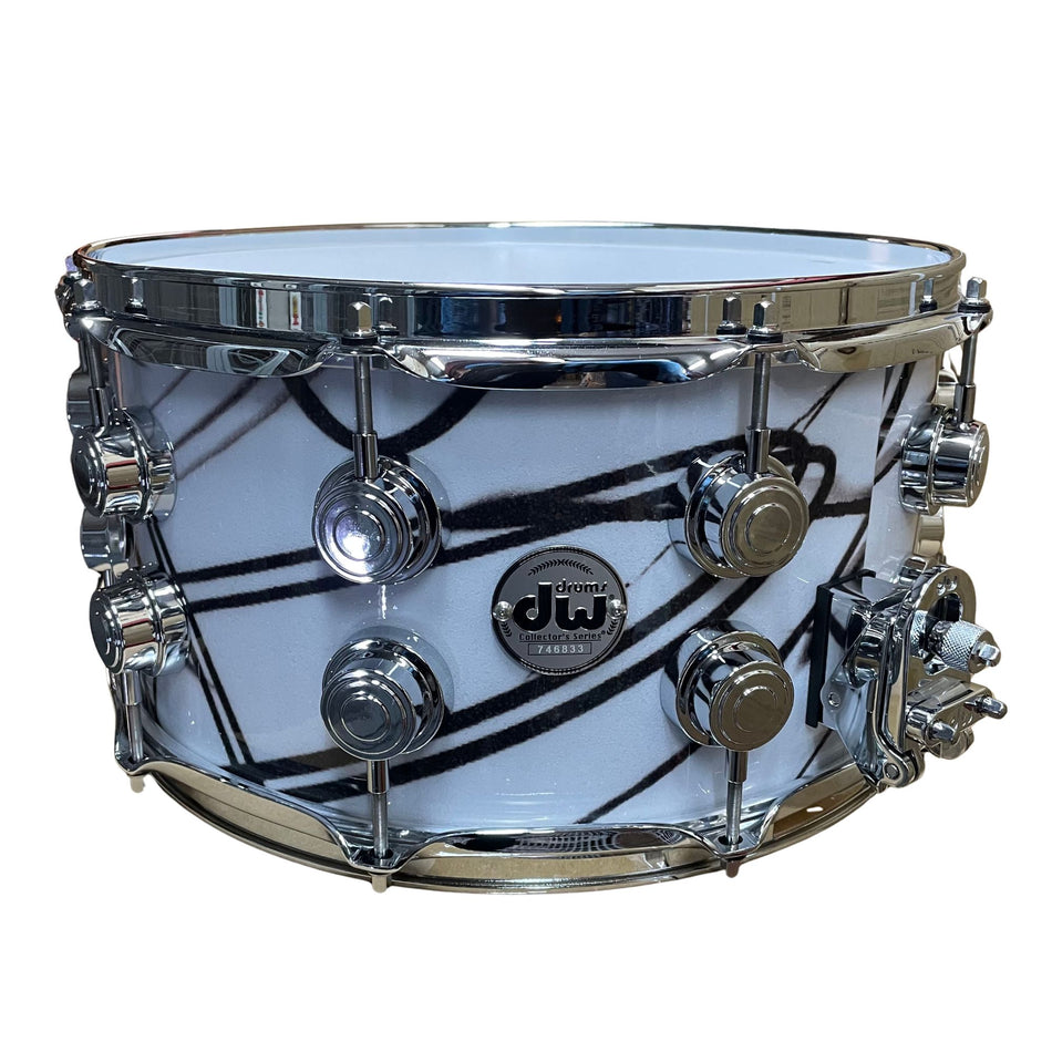 DW Drums Collector's Series Caja 14×7″ Maple White Glass Contrail