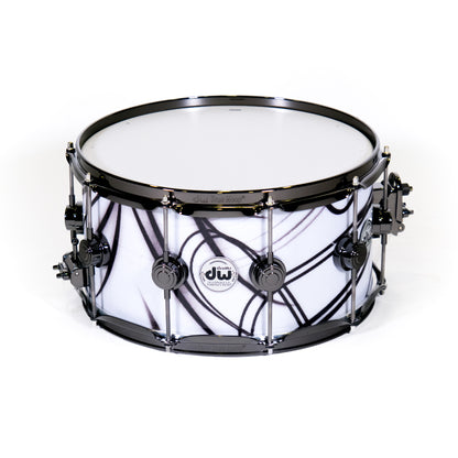 DW Drums DRX10714SSN077 Caja Bateria 14x7" Collector White Glass Contrail