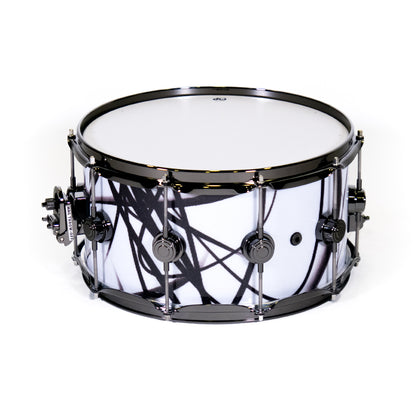 DW Drums DRX10714SSN077 Caja Bateria 14x7" Collector White Glass Contrail