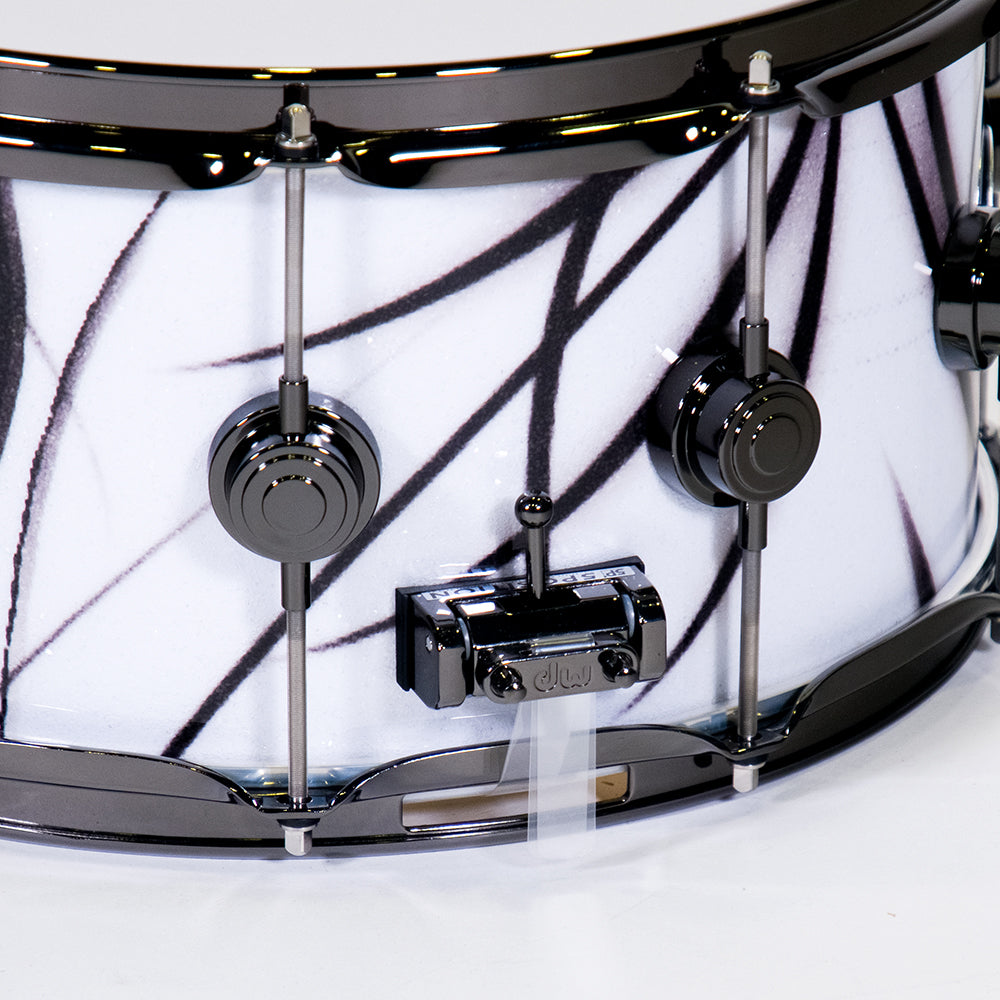 DW Drums DRX10714SSN077 Caja Bateria 14x7" Collector White Glass Contrail