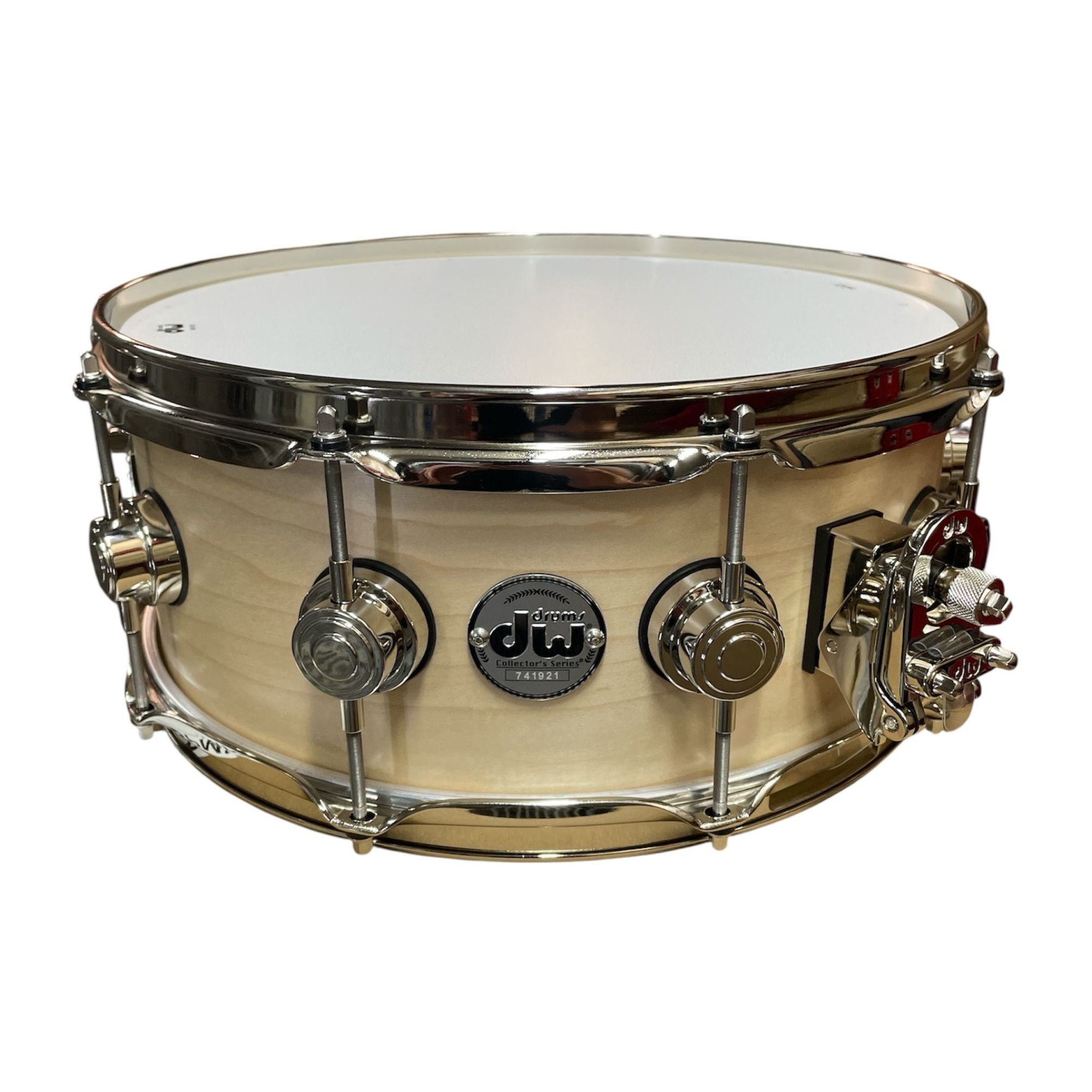 DW Drums Collector’s Series® Caja 14x5.5" SSC Natural Satin Oil, HW Niquelado