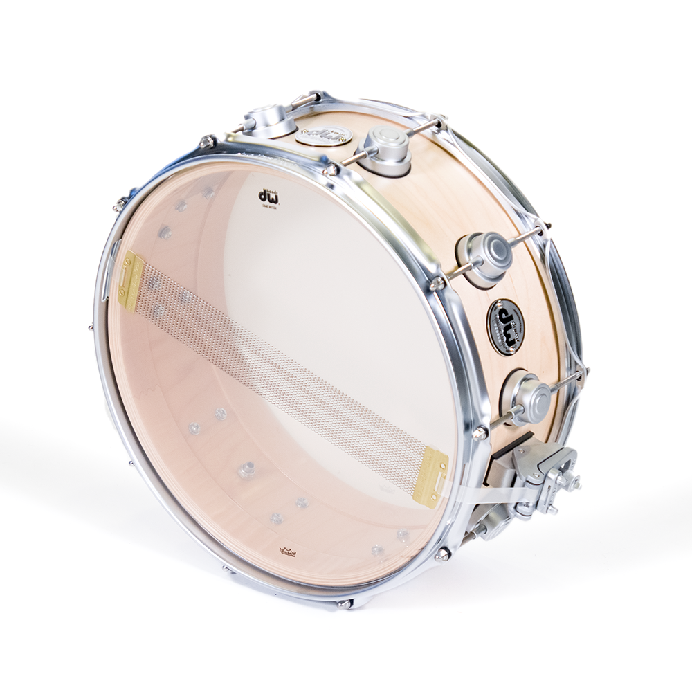 DW Caja Maple Natural Satin Oil, Satin Chrome HW 14x5.5" Collector Series