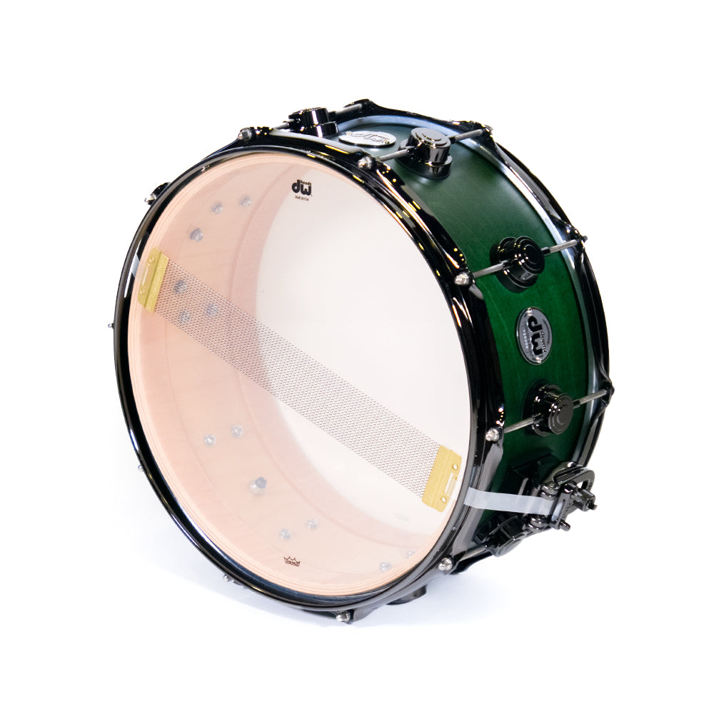 DW Drums DRX26514SSNG Serie Collector caja Satin Oil Green 14x6.5"