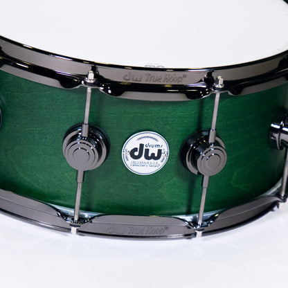 DW Drums DRX26514SSNG Serie Collector caja Satin Oil Green 14x6.5"
