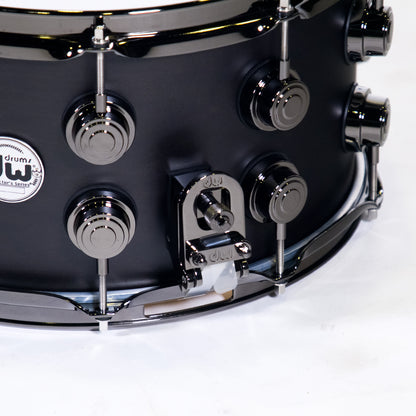 DW Drums DRX27514SSN Caja 14x7.5" Ebony Satin Oil / Black Nickel Collector Series