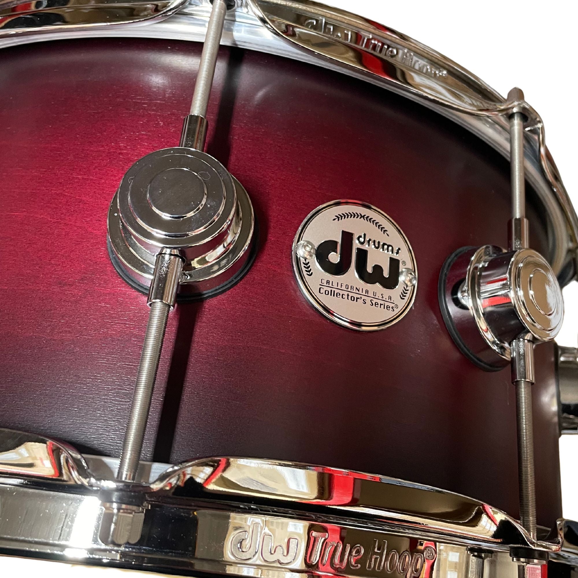 DW Drums Collector's Series Caja 14×6,5″ Maple Satin Oil Cherry to Ebony Burst