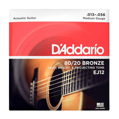 Daddario Set Cuerdas Guitarra Acústica 13-56