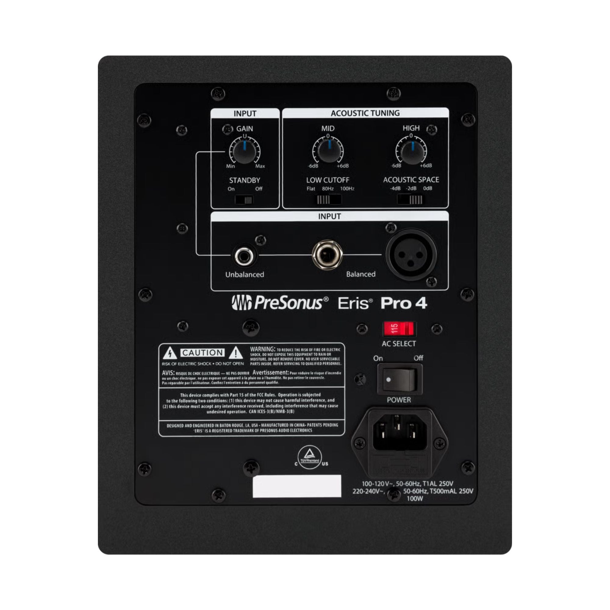 Presonus ERISPRO4 Monitor de Estudio Coaxial Activo de 4"