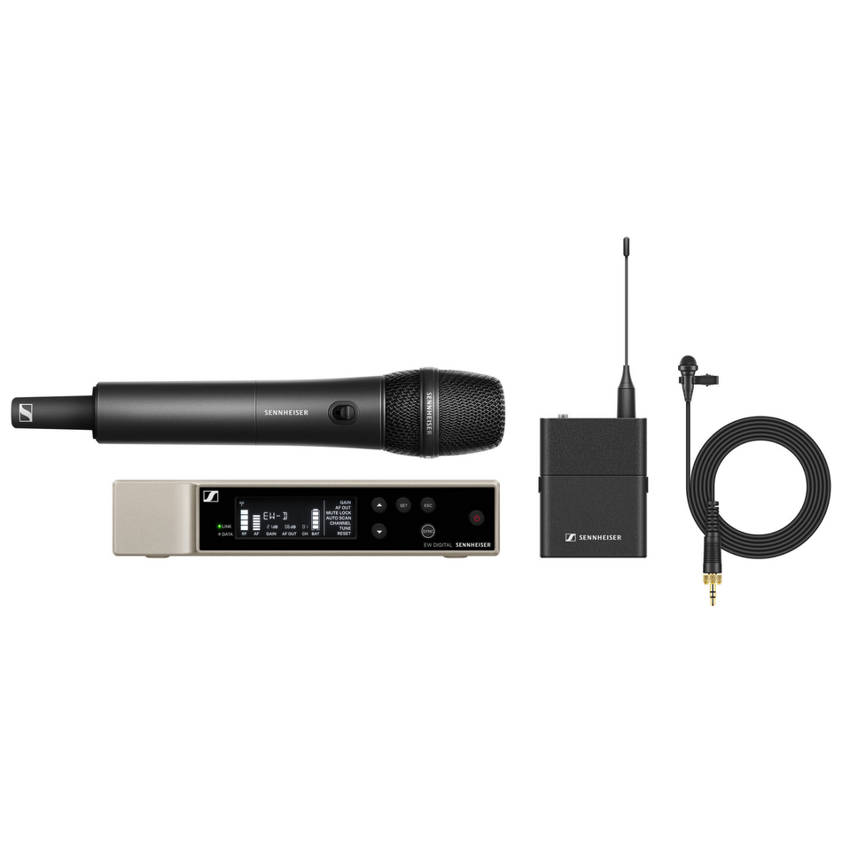 Sennheiser EW-D ME2/835-S R1-6 Sistema Inalámbrico Combo Mano y Solapa