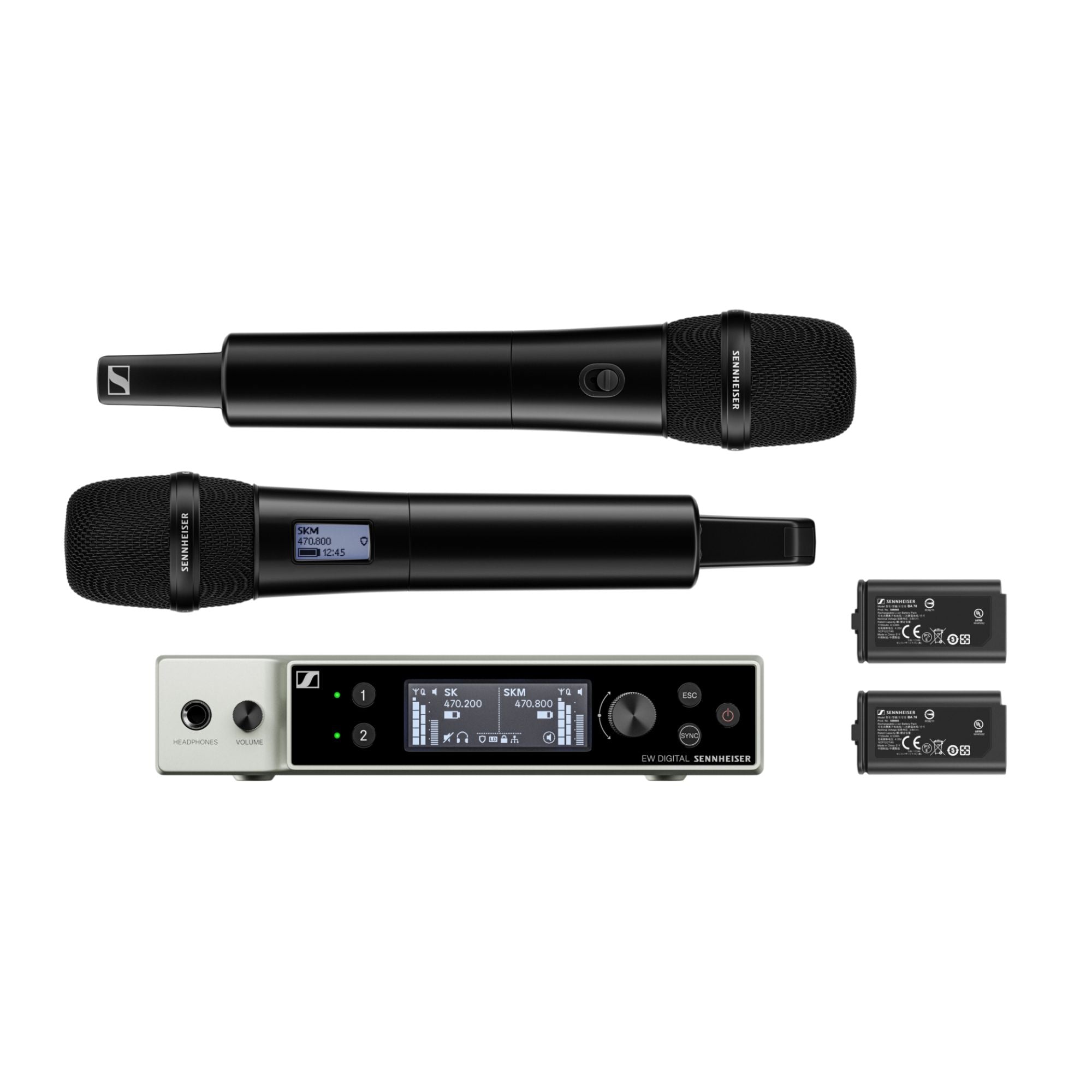 Sennheiser EW-DX 835-S Set (S1-10) Sistema Inalámbrico de Mano Doble