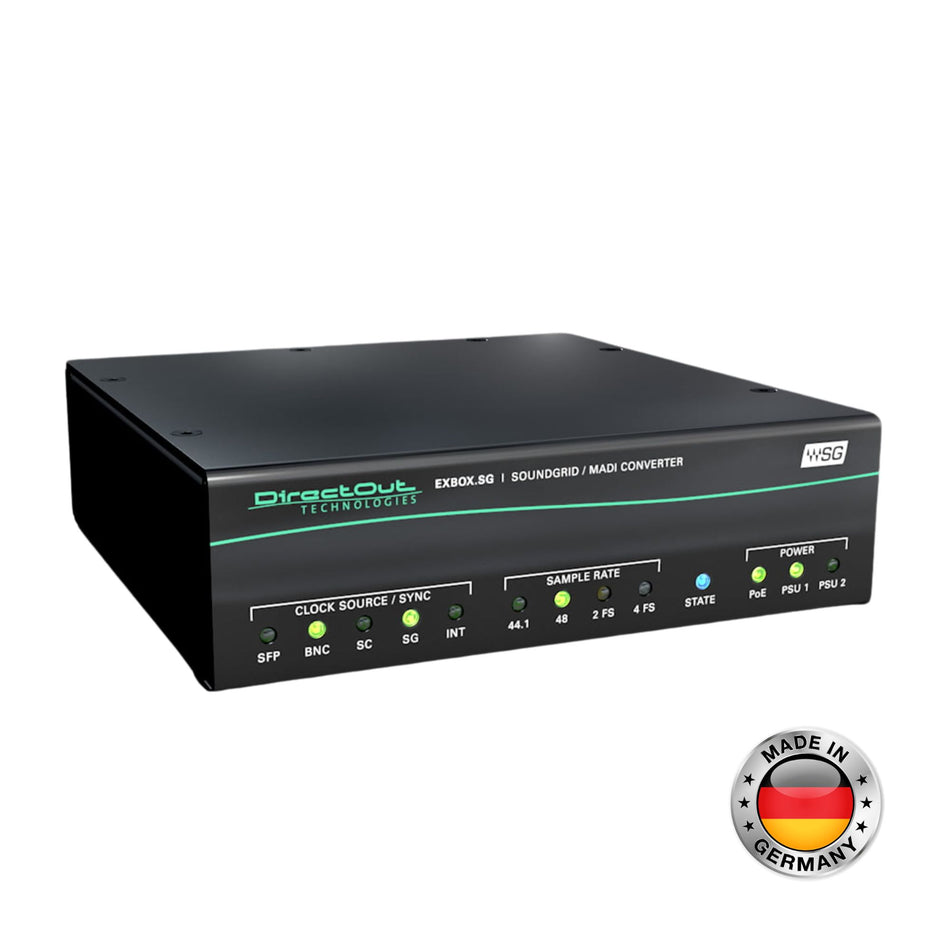 DirectOut EXBOX.SG Convertidor SoundGrid/MADI 128 Canales con EARS