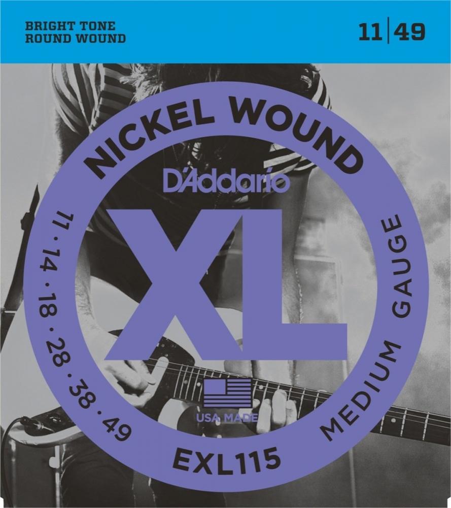 D'Addario EXL115 Cuerdas Guitarra Eléctrica 11-49