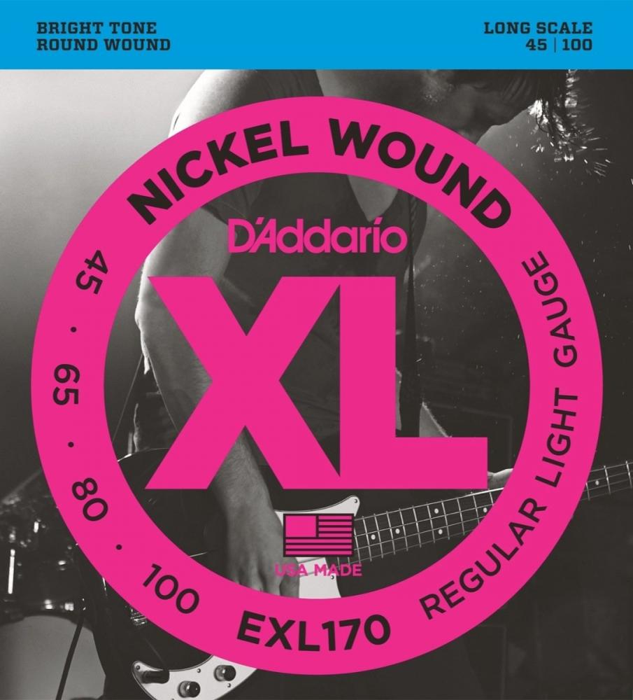 D'Addario EXL170 Cuerdas Bajo Eléctrico 045-100