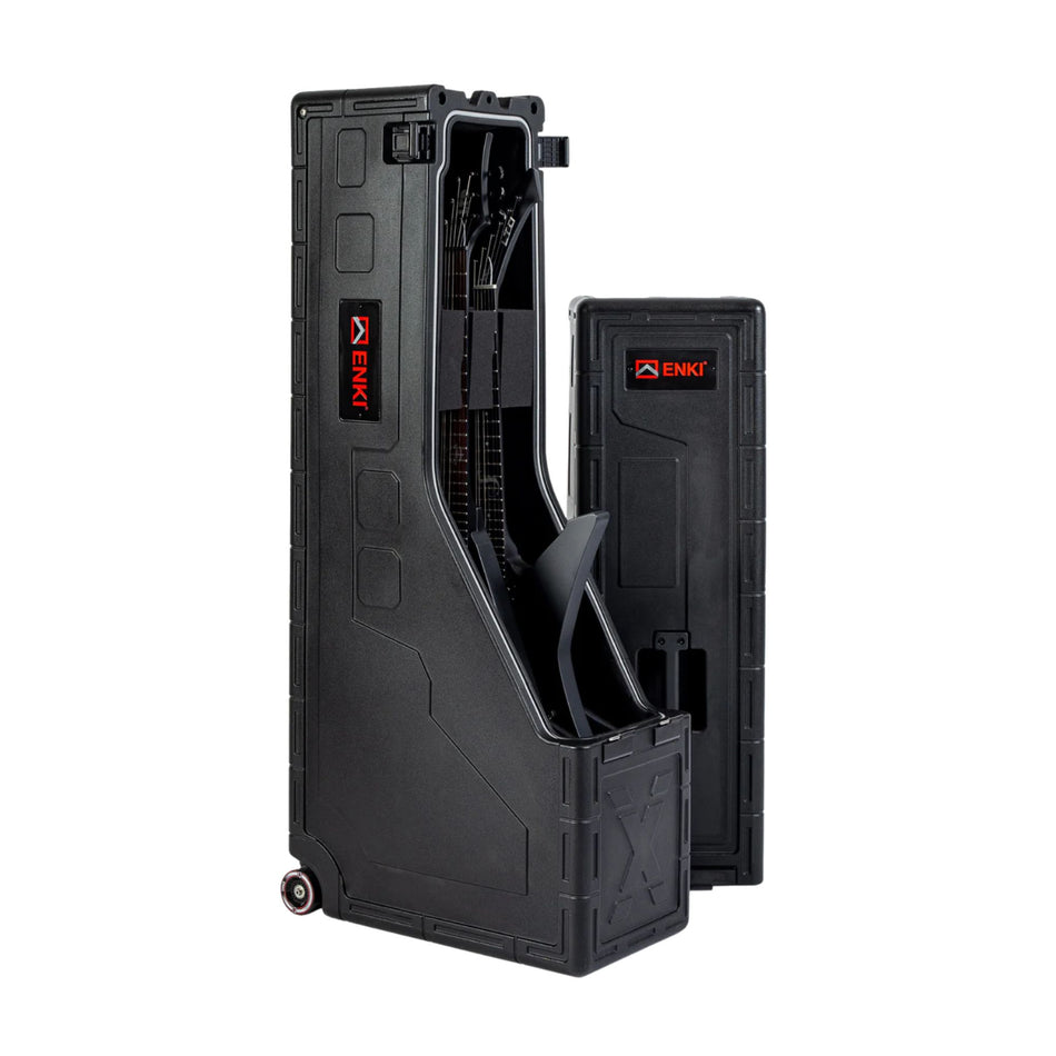 Enki XV Case Vertical Rígido de Doble Capacidad para Guitarra Eléctric