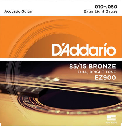 Daddario EZ900 Cuerdas Guitarra Acústica 10-50