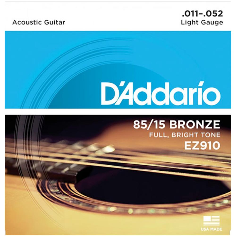 Daddario EZ910 Cuerdas Guitarra Acústica 11-52