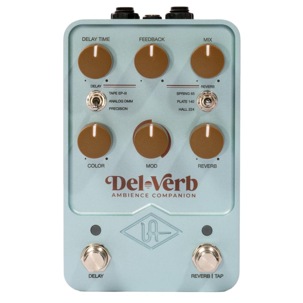 Universal Audio GPMDLVRB Pedal UAFX Del-Verb Reverb y Delay Ambience Companion.