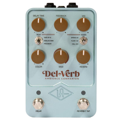 Universal Audio GPMDLVRB Pedal UAFX Del-Verb Reverb y Delay Ambience Companion.