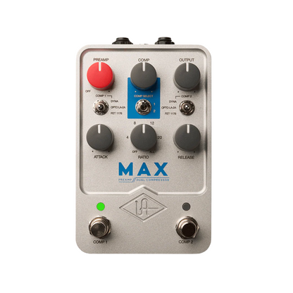 Universal Audio MAX Preamplificador y Compresor Dual Pedal de Efectos