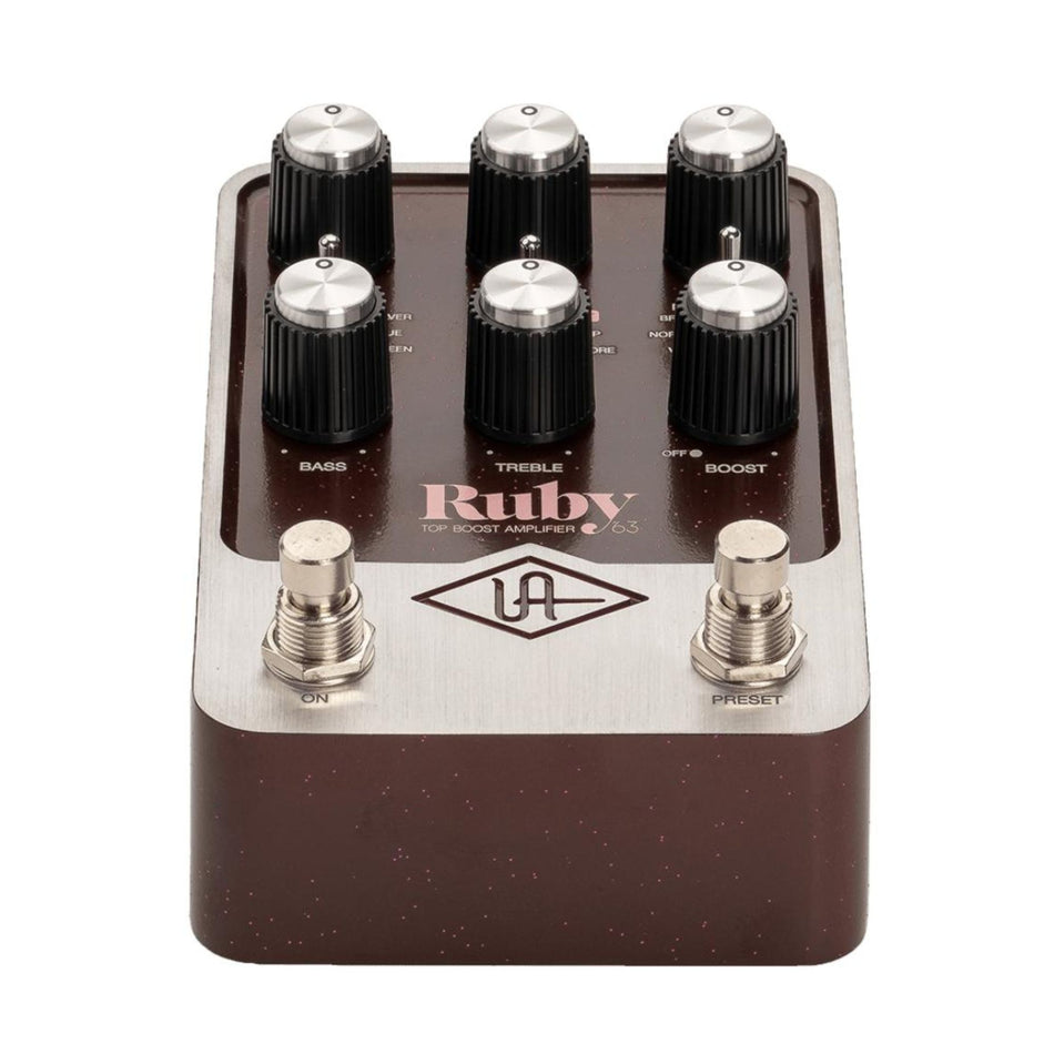 Universal Audio GPMRUBY Pedal UAFX Ruby '63 Top Boost Amplifier