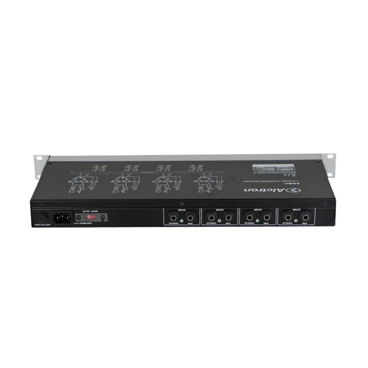 Alctron H4N Amplificador de Audífonos 4 Canales