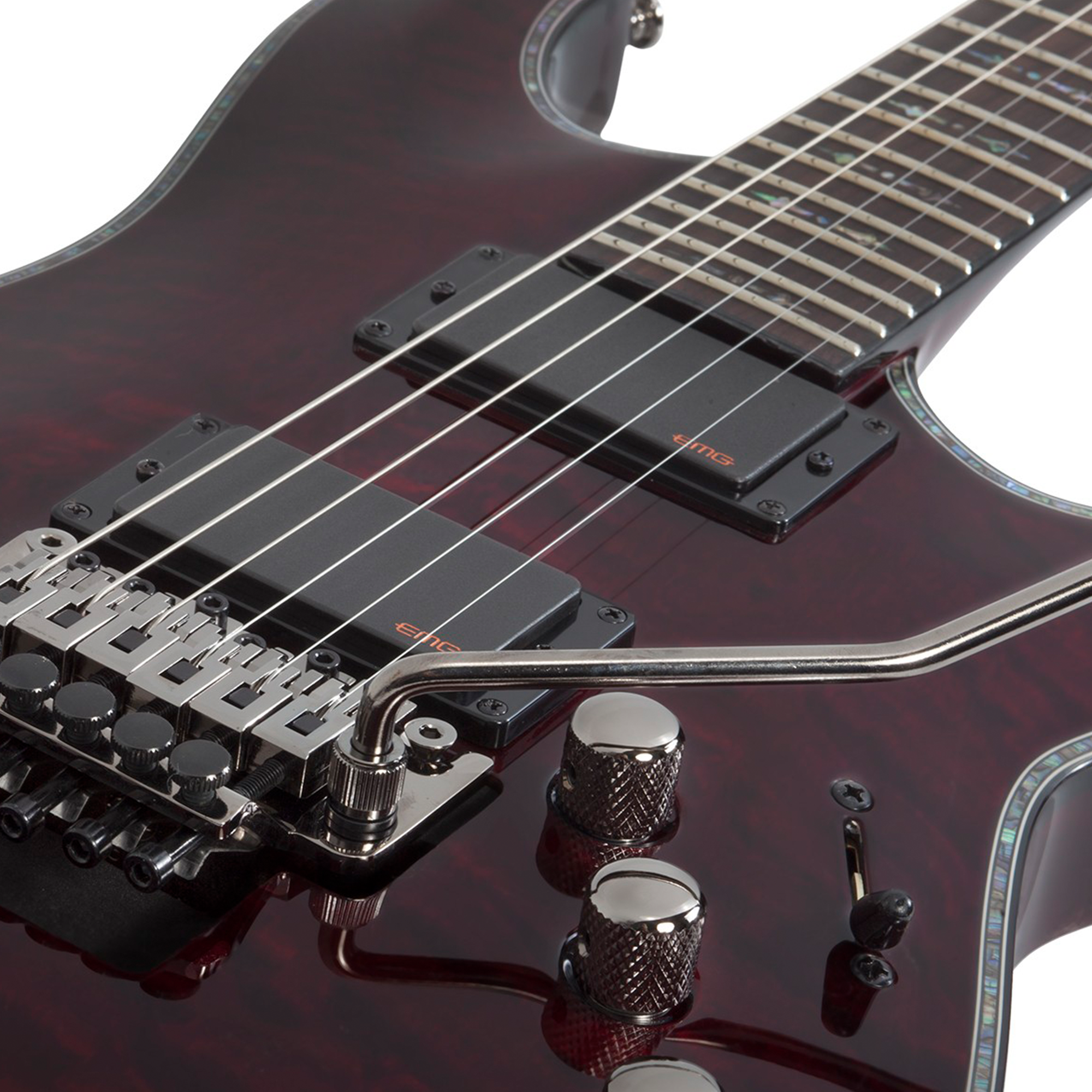 Schecter Hellraiser C-1 FR Black Cherry Guitarra Eléctrica 6 cuerdas FR