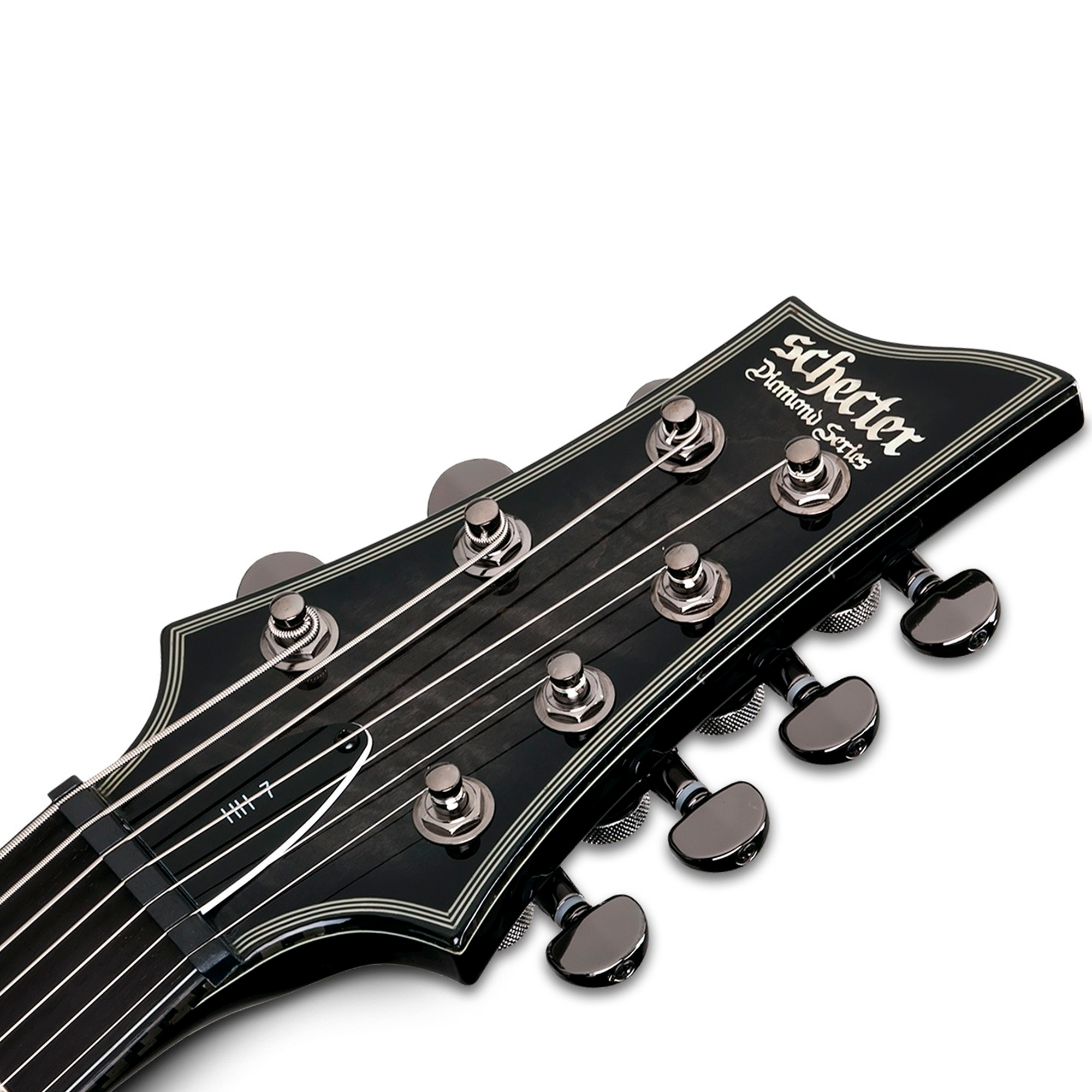 Schecter Hellraiser Hybrid C-7 Trans Black Burst Guitarra Eléctrica 7 cuerdas