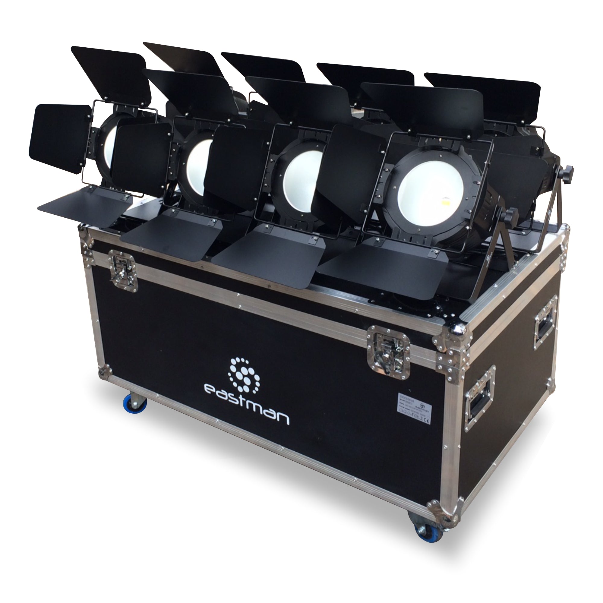 Eastman 8 IGNITE 2 Par LED 8 iGNITE-2, Par Led COB 2x100W Barndoor + Case