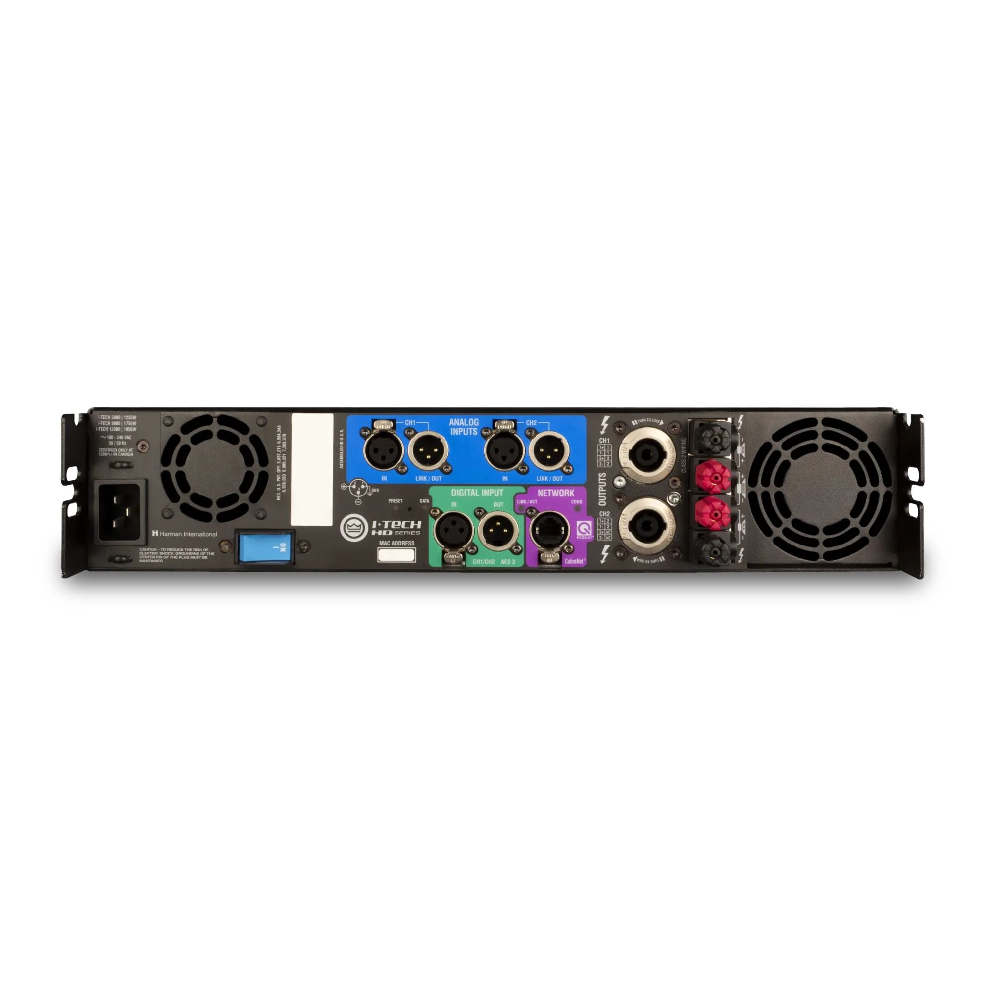 Crown Amplificador de Potencia 2500W / 2 Canales