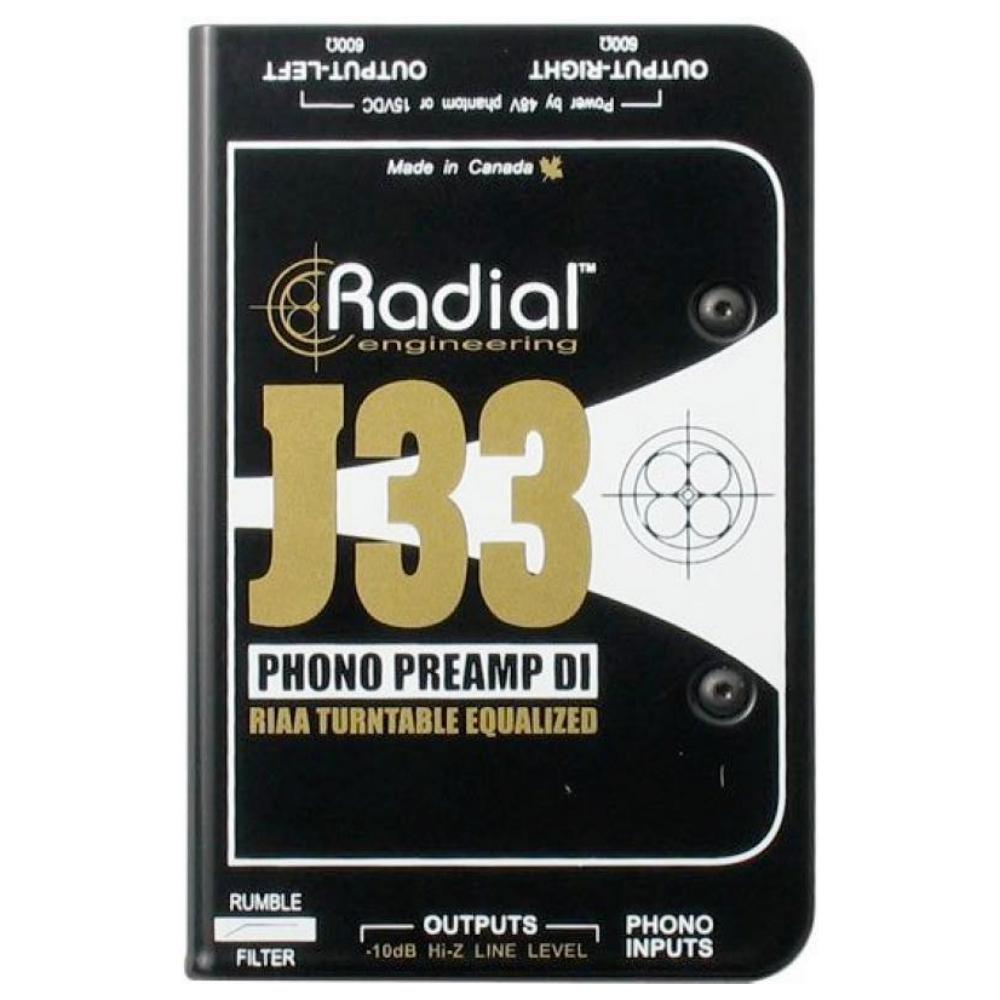 Radial J33 Caja Directa Preamp - 2 Canales