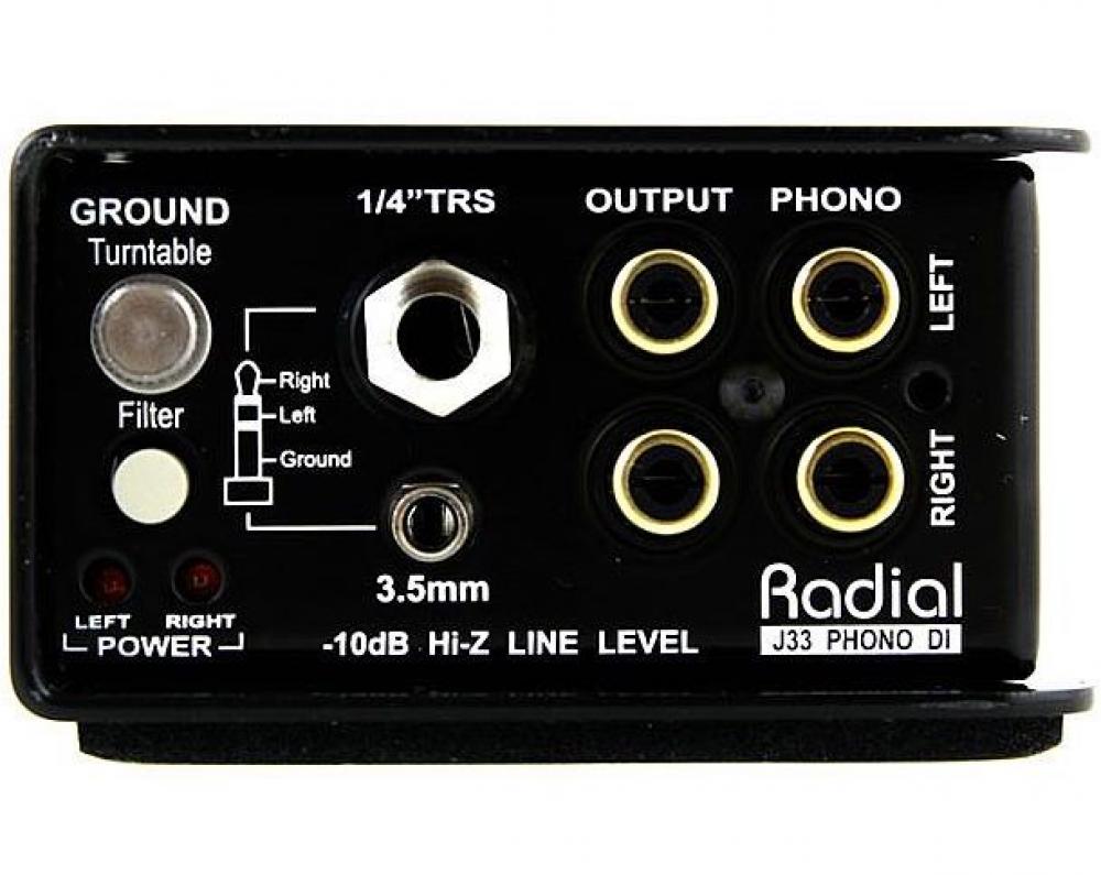 Radial J33 Caja Directa Preamp - 2 Canales