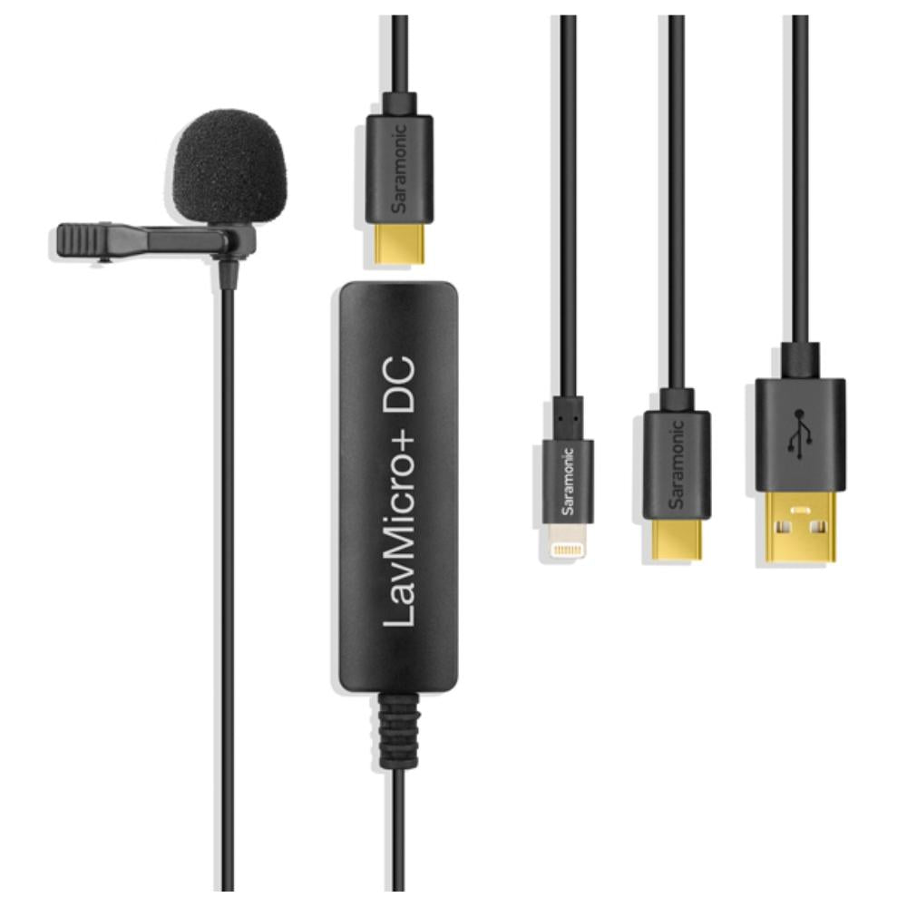 Saramonic LAV-MICRO Plus Micrófono Solapa iOS - Android - Mac - PC