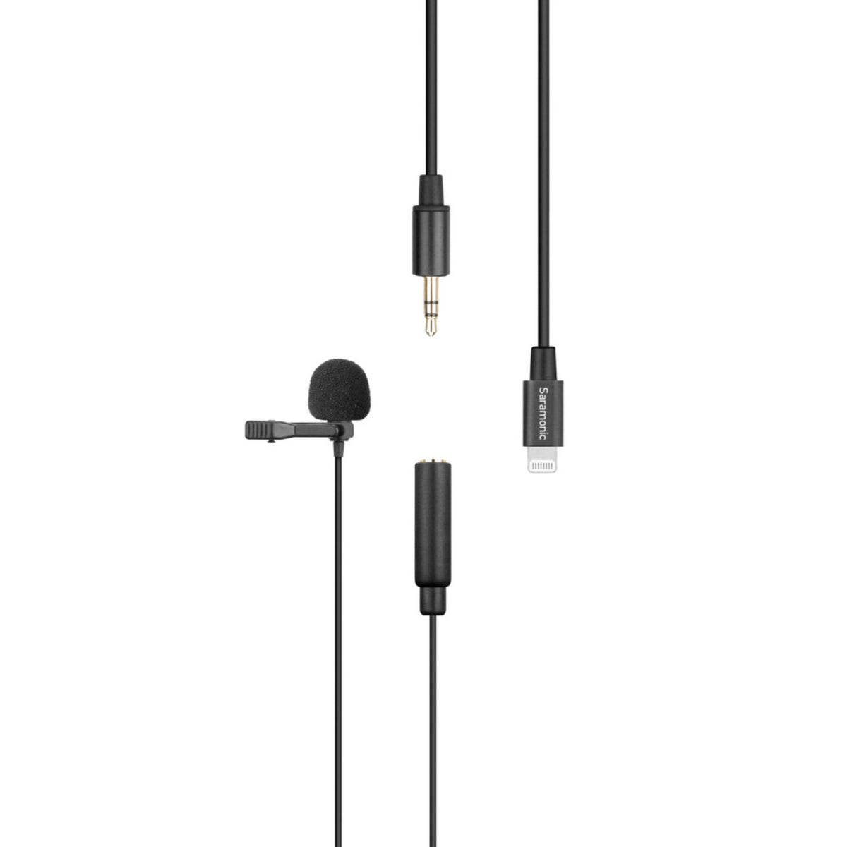 Saramonic LAV-MICROU1A Micrófono Solapa Omnidireccional iOS
