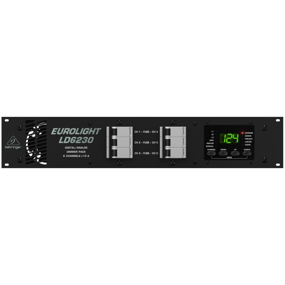 Behringer Ld6230 Controlador Dmx Dimmer 6 Canales