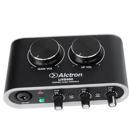 Alctron LIVE400 Interfaz de Audio Télefonos Móviles