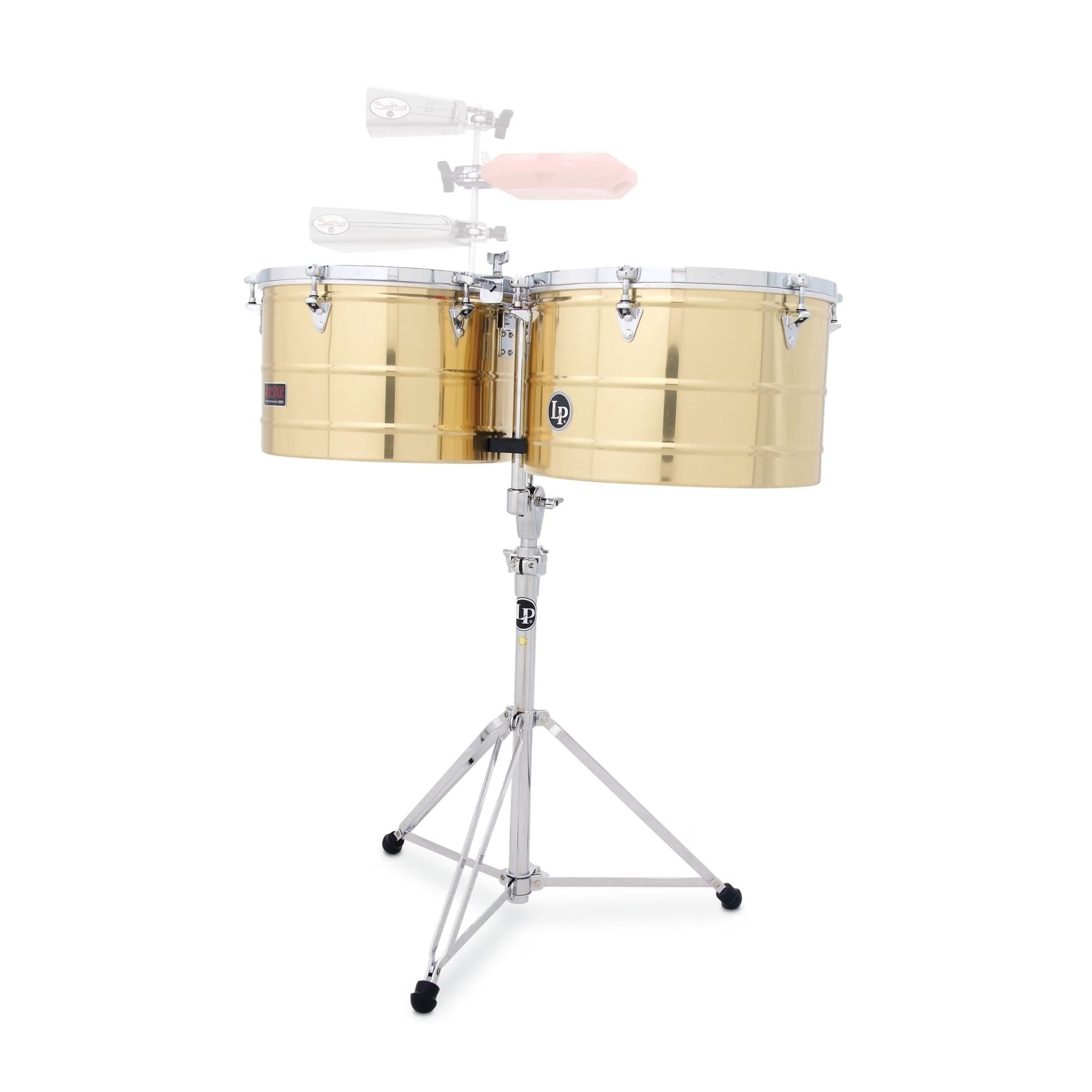 Latin Percussion LP1516B Timbaletas 15 y 16" Prestige Brass