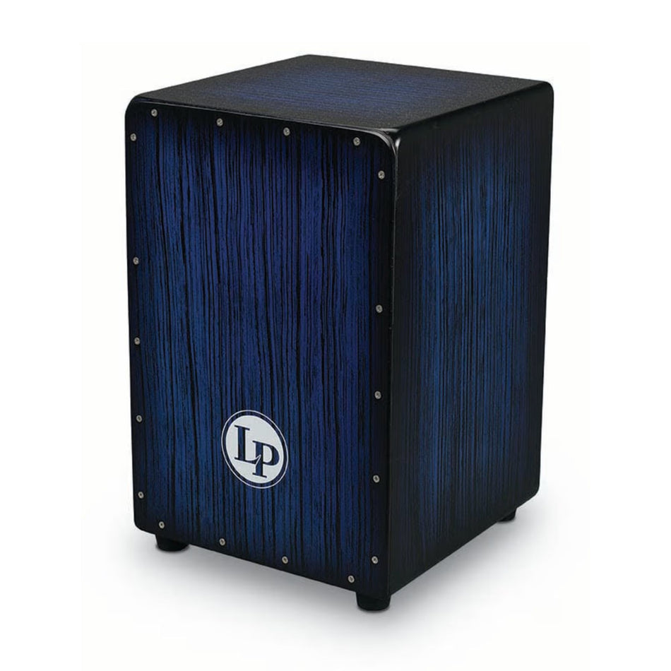 Latin Percussion LPA1332BBS Cajón Aspire Accent Birch/Poplar Blue Burst Streak