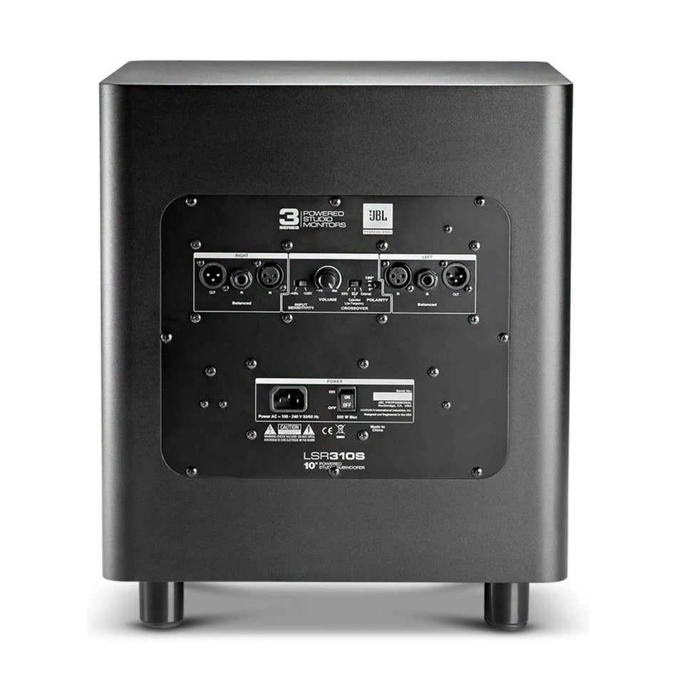 JBL LSR310S Subwoofer de Estudio Activo 10"