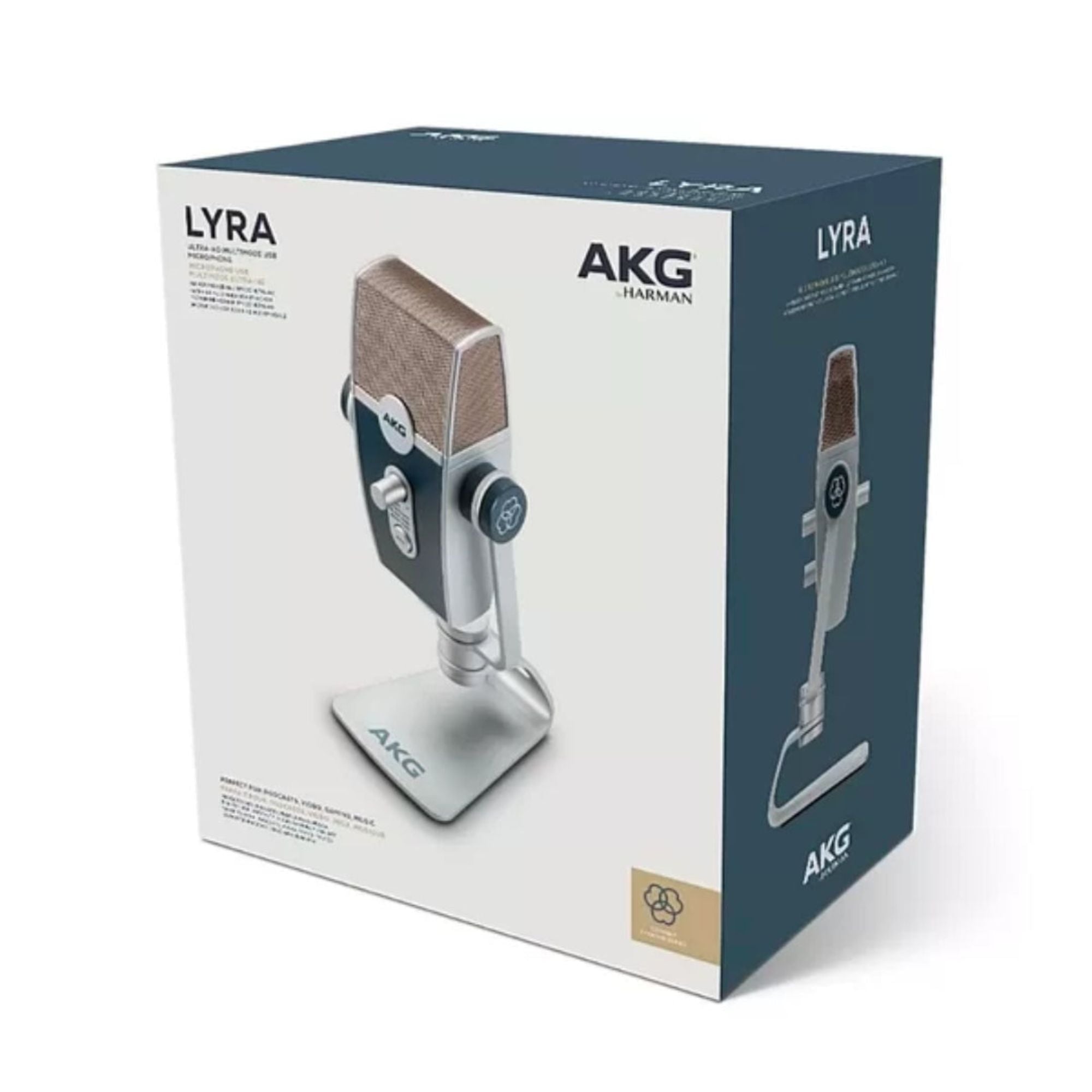 AKG LYRA Micrófono USB 4 Cápsulas 24-bit 192 kHz 4 Modos Captura